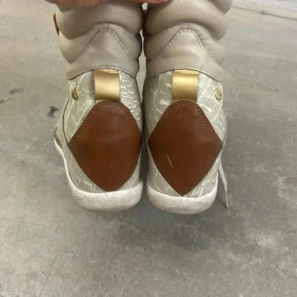 Reebok x Alicia Keys croc embossed wedge platform sneakers - Picture 4 of 7